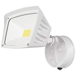 JJC Security Lights Outdoor Flood Light LED Dusk to Dawn Photocell Sensor Waterproof 28W(250W Equiv.)5000K-Daylight 3400LM DLC Certified&ETL-Listed White