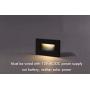Cloudy Bay 12V AC/DC LED Step Light,3000K Warm White, Oil Rubbed Bronze