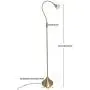 HomeFocus LED Floor Lamp Light,Living Room Lamp Light,Bedroom Lamp Light,Metal,Flexible Gooseneck LED 5W,3000K,Brushed Brass,Energy Efficient Super Bright for Home and Hotel. HomeFocus LED Floor Lamp Light,Living Room Lamp Light,Bedroom Lamp Light,Metal,Flexible Gooseneck LED 5W,3000K,Brushed Brass,Energy Efficient Super Bright for Home and Hotel.