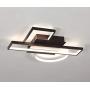 Surpars House Geometric Design LED Chandelier for Bedroom, Flush Mount LED Ceiling Light, 3 Different Shade Ceiling Light Fixture for Living Room, Girls Room, Daylight White Light