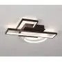 Surpars House Geometric Design LED Chandelier for Bedroom, Flush Mount LED Ceiling Light, 3 Different Shade Ceiling Light Fixture for Living Room, Girls Room, Daylight White Light
