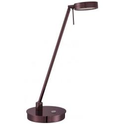 George Kovacs P4306-631, Georges Reading Room, 1 Light LED Table Lamp, Chocolate Chrome