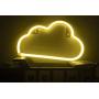Warm White LED Cloud Night Light neon Signs for Wall Decoration Battery and USB Operated Aesthetic Room Decor neon Lights for Kids Room, Bar, Living Room, Christmas, Party, Wedding, Halloween