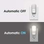 LOHAS Dimmable Night Light, Plug in LED Night Light Dusk to Dawn Light, Daylight 5000k from 5lm to 80lm Brightness Adjustable Bright Mini Wall Night Light for Kids Baby Bedroom Stairway Nursery 2 Pack