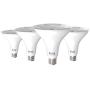 Sunco Lighting 4 Pack PAR38 LED Bulb with Dusk-to-Dawn Photocell Sensor, 15W=120W, 2700K Soft White, 1250 LM, Auto On/Off, Security Spotlight Indoor/Outdoor - UL