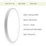Modern LED Flush Mount Ceiling Light - 36W (200W Equivalent) Round Dimmable LED Ceiling Light, 2800-6500K,85Ra+,2700lm,19.7In Remote Control Lighting Fixture for Bedroom Kitchen