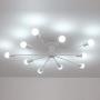 RUXUE Modern Flush Mount Ceiling Light 10 Lights Fixure for Kitchen Farmhouse Dining Room Barn Living Room