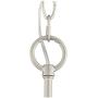 Possini Euro Design Brushed Nickel Pendant Light 19 1/4'' Wide Modern Art Deco Silver Organza Drum Clear Glass Shade for Kitchen Island Dining Room - Possini Euro Design