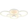 ROYAL PEARL LED Flush Mount Ceiling Light with 6-Light,Modern Ceiling Pendant Light for Bedroom Living Room Dining Room Kitchen