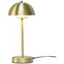 Metal LED Desk Lamp Monkey Sun Table Lamp with Brass Shade for Study Reading Bedroom Bedside Living Room, Dimmable Office Lamp 3 Lighting Modes, Touch Control Brightness, 9W, Iron Gold Color (Copper)