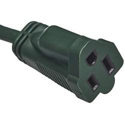 Amazon Basics 16/3 Vinyl Outdoor Extension Cord, Green, 100 Foot