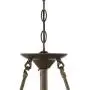 Karmen Bronze Pendant Chandelier 21'' Wide Tiffany Style Abstract Petal Pattern Art Glass Shade 3-Light Fixture for Dining Room House Island Entryway Bedroom Living Room - Robert Louis Tiffany