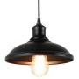Giluta Industrial Pendant Lighting Rustic Ceiling Hanging Light Fixture Indoor Island Edison Lighting for Kitchen Dining Room Farmhouse, 9.75''D x 6''H. UL Listed