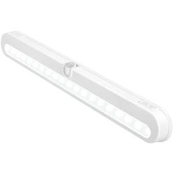 T01L LED Closet Light - BLS Super Bright 20 LED Under Cabinet Lighting Battery Powered/DC Input Wireless Motion Sensing Light, Auto On Off Switch, Motion Sensor & Light Sensor, Light Beam Adjustable