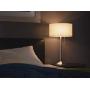 Kenroy Home Kenroy 21404BS Transitional Two Light Table Lamp from Stowe collection in Pwt, Nckl, B/S, Slvr. finish, 17.00 inches, Brushed Steel