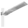 Gebosun LED Solar Street Light 120W,IP65 Waterproof White 6000K Solar Security Light Dusk to Dawn with Adjustable Mounting Bracket for Flag Pole,Yard,Area Lighting, Garden,Pathway