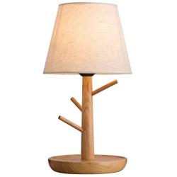 Solid Wood Table Lamp Nordic Minimalist Style E27 Desk Lamp With Switch Bedside Night Eye Protection Reading Lamp For Bedroom Living Room