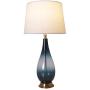 Modern Glass 28 inch Table Lamps for Living Room Set of 2 Bedside Lamps for Bedroom Table Lamp Nightstand Desk Lamps