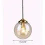 ANYE 15ft Black Plug-in UL On/Off Dimmer Switch Cord Modern Minimalist Style E26 Lamp Holder Amber Circular Glass Pendant Light for Dining Room Cafe Restaurant Bulbs Not Included