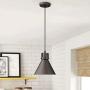 Zeyu Pendant Light Oil Rubbed Bronze, 1-Light Farmhouse Hanging Light for Kitchen Island, ZY26-M1L ORB