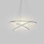 LightInTheBox Dimmable Modern Ceiling Pendant Light Fixtures Chandeliers LED Three Rings White 90W for Dining Room Bedroom Living Room with Remote Control