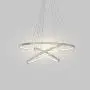 LightInTheBox Dimmable Modern Ceiling Pendant Light Fixtures Chandeliers LED Three Rings White 90W for Dining Room Bedroom Living Room with Remote Control