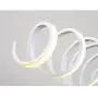 Dimmable LED Spring Chandeliers Modern Designer Dining Table Living Room Ceiling Pendant Light Fixture Chic Adjustable White Finish Acrylic-Panel Bedroom Remote Hanging Lamp Contemporary Deco Lighting