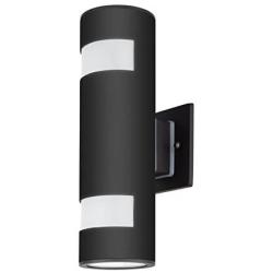 Outdoor Wall Lamp Modern Wall Sconce Outdoor Light Fixture Black Aluminum Material,Toughened Glass,E27,Waterproof,UL Listed Tengxin