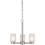Chandelier Light Fixture, Dining Room Light Fixture, Bedroom Chandelier Ceiling Light, 3 Light Chandelier, Brushed Nickel Chandelier.