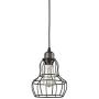 YOBO Lighting Minimalist 1-Light Oil Rubbed Bronze Hanging Pendant Light LOFT Wire Cage Guard