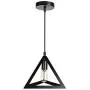 EEEKit Industrial Pendant Light Fixture, Black Cage Pendant Lights, E26 Base Farmhouse Fixture for Kitchen Island Dining Room Table Foyer Entryway Hallway