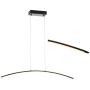 JONATHAN Y JYL7012B Roxanna 41.5'' Dimmable Adjustable Integrated LED Metal Linear Pendant Minimalistic,Modern,Contemporary for Dining, Living Room, Kitchen, Commercial Office, Black