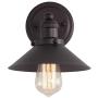 JONATHAN Y JYL7426A July 7.75'' 1 Metal Shade Wall Sconce for Bedroom Livingroom Bathroom, Contemporary Transitional, Bulb Included Vanity Lighting, Oil Rubbed Bronze