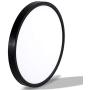 TALOYA LED Ceiling Light Office Black,3 Color Temperatures in One(3000k/4000k/6000k),15.8 Inch Thin Flat Modern Flush Mount LED Light Fixture for Living Room,24w Round