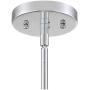 Arden Chrome Pendant Chandelier 18 1/2'' Wide Modern Clear K9 Crystal Strands 5-Light Fixture for Dining Room House Foyer Kitchen Island Entryway Bedroom - Vienna Full Spectrum