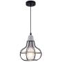 LBTSMUK Swag Lights Plug-in Pendant Light with 16 FT Plug-in Cord and On/Off Dimmer Switch, White Crystal Hanging Lamps, Rustic Hanging Pendant Lighting for Kitchen Island Living Room Bedroom Bar