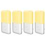 Plug in Night Light Dimmable LED Night Light with Smart Dusk to Dawn Sensor, Night Lamp for Hallway Bedroom Kids’ Room Kitchen Stairway (4 Pack)