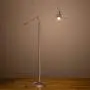 LITFAD Industrial Stylish Flared Floor Lamp Metal 1 Bulb Living Room Standing Floor Light with Boom Arm in Bronze for Bedroom Hotel Dining Room Restaurant