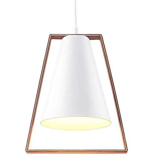 Fashionou Pendant Light for Dining Room, Kitchen, Living Room Nordic Style Hanging Light, Bulb not Included(White)