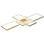 Modern LED Ceiling Light Acrylic White Geometric Rectangular Ceiling Light Warm Light Close to The Ceiling Lamps Chandelier Suitable for Living Room Bedroom Dining Room Indoor Decoration (Warm Light)