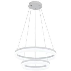 ROYAL PEARL LED Pendant Light Modern Chandelier 5400lm 60W Flush Mount Pendant Lamp for Living Room Bedroom Office, 6000k