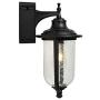 Addington Park 31849 Victoria Collection 1-Light Nautical Outdoor Wall Sconce with Seeded Glass and 2 Built-in GFCI Outlets, 1 Pack, Black Finish Addington Park 31849 Victoria Collection 1-Light Nautical Outdoor Wall Sconce with Seeded Glass and 2 Built-in GFCI Outlets, 1 Pack, Black Finish