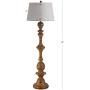 JONATHAN Y JYL3000A Taylor 67'' Resin LED Floor Lamp Cottage,Rustic,FrenchCountry for Bedrooms, Living Room, Office, Reading, Brown