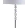 JONATHAN Y JYL2028A Aubrey 59.5'' Crystal/Metal LED Floor Lamp Contemporary,Glam,Transitional for Bedrooms, Living Room, Office, Reading, Clear/Chrome