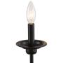 LALUZ Black Chandelier, Dining Room Fixture Transitional Modern Farmhouse Kitchen Island Lighting, 26 inches, 6 Source