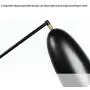 HAIXIANG Nordic Iron Living Room Tripod Floor Lamp Sofa Study Standing Lamp for Dining Room Bedside Rotatable Macarons Light Black HAIXIANG Nordic Iron Living Room Tripod Floor Lamp Sofa Study Standing Lamp for Dining Room Bedside Rotatable Macarons Light Black