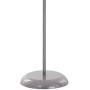 Catalina Lighting 20641-000 Traditional 3-Way Metal Torchiere Floor Lamp with White Plastic Shade, Silver Classic