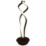SkyeyArc Double Helix Dimmable LED Table Lamp, Modern Spiral Lamp, Contemporary Minimalist Lighting Design, Color Adjustable Light, 12W, Black