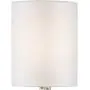 Kasey Modern Accent Table Lamps Set of 2 Crystal Bead Silver Gourd White Drum Shade for Living Room Family Bedroom Bedside - Possini Euro Design