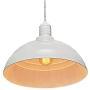 MOTINI Barn Pendant Light 1-Light Height-Adjustable Edison Hanging Light Fixture with Metal Dome Shade Farmhouse Style Ceiling Light Fixture in Black Finish for Kitchen Island, Dining Room, Foyer UL
